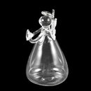 5X(Praying Angel Vases Crystal Transparent Glass Vase Flower Containers Hy G5D9)