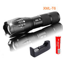 LED Rechargeable Flashlight XML T6 Lantern torch 4000 lumens 18650 Battery  G6H1