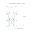 For Dji Robomaster S1 Robot Chassis Reinforcement Strengthen the Torsion Re J3X2