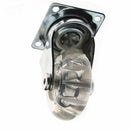 Transparent PU Caster Mute Universal Heavy Duty Furniture Wheel For Childre H6Q9