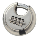 4 Code Combination Padlock Long Shackle Shed Lock Fence Hasp Cabinet Locker -
