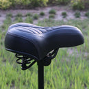 Comfort Wide Bike Seat Big Bum Bicycle Saddle Gel Sporty Soft Shock Absorb Pad
