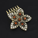 Bridal Wedding Crystal Jewel Diamante Hair Comb Hair Piece Clip Claw Clasp