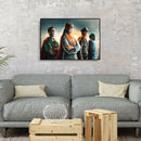 Four Medical Heroes Diamond Painting Cross Stitch Kit 5D Mosaic Pictures