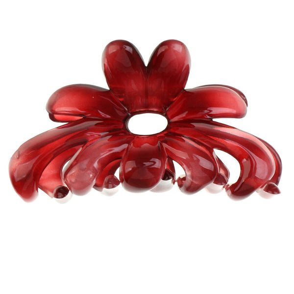 Large Red Hair Claw Clamp Clip Acrylic Barrette Hair Accessories Hairwear