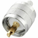 10 Pcs Connector UHF Male Pl259 Plug Crimp RG58 RG142 LMR195 Cable Straight