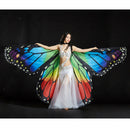 Multicolor Butterfly Isis Wing Belly Dance   Egyptian Fancy Dancing Wear