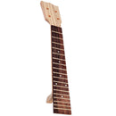 Neck and Fretboard for 23 Inch Concert Ukulele Hawaii Guitar Parts Replacement