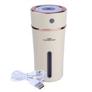LED USB Portable Cup Humidifier DC3.7V Night Light Air Purifier(Yellow)