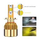 H1 8000LM COB Car LED Headlight Bulbs Conversion Kit 6000K Car Fog Lig JUE