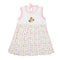 Baby Summer Dresses Girls O-Neck Sleeveless Cute Flowers Cotton Mini Dress