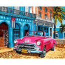 Painting By Numbers Kit DIY Convertible Car Canvas Oil Art Picture Craft