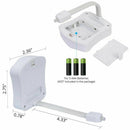 2x LED Toilet Seat Night Light Motion Sensor Lamp Adjustable 8 Color Cycle ST709