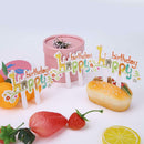 8pcs/Lot Children Kids Happy Birthday Party Cupcake Toppers Cake Bake Decor