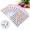 New 880Pcs Star Shape Stickers Labels For Children Teacher Reward DIY