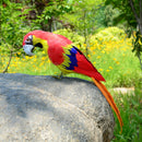 45cm Lifelike Perched Woodland Artificial Bird Yard Home Garden Decor