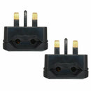 European Euro EU 2Pin to 3Pin Plug Adapter Power Socket Converter Travel R9A8