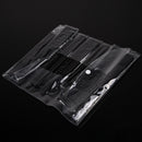 10Pcs Black Pro Salon Hair Styling Hairdressing Plastic Barbers Brush Combs