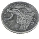 1871 Retro Statue of Liberty American Pentagram Commemorative Coin Collectionâ„–[