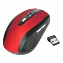 2.4GHz Wireless 2400DPI Cordless Optical Mouse Mice Receiver Laptop For PC G5O6