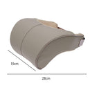 Memory Cotton Headrest Ergonomic Car Head Neck Rest Pillow Cushion Beige