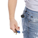 Safety Anti-lost Rope Burglar Retractable Keyring Keychains for Camping