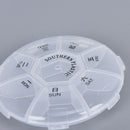 7 Day Pill Box Medicine Tablet Dispenser Organizer Weekly Storage Case S JR