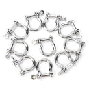 304 Stainless Rope Locks O-shaped Bow buckle O Shackle With Screw Collar Pi V8Q3