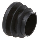 Chair Table Legs 25mm Diameter Plastic Cap Round Ribbed Tube Insert 10 Pcs S1C5