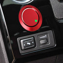 Red Metal Engine Start Stop Button Cover + Ring for Ford F150 F-150 Mondeo