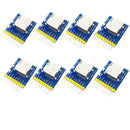 8Pieces Micro Card Module Memory Slot Socket Reader for
