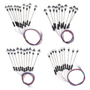 10Pcs Railway Led Lamppost Lamps Street Lights 1:100 HO Scale A