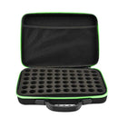 60 Compartments Essential Oil Collecting Bags Storage Case Portable (Green) A