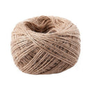 100 Meter - Natural Textured Hessian Jute Twine String 1mm L6T2