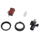 DIY Arcade Video Games Kit LED Lamp Illuminated Push Button 1P/2P Player,2X Coin