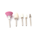 5 Bits Electric Nail File Drill Kit Tips Manicure Salon Pen Shape Set Makeup Pro