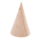 2x Painted Plain Wooden  Cone Display Stand Jewelry