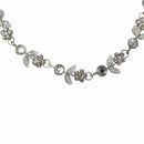 Hair Headband Elegant Elastic Headband with Rhinestones Flowers for Women - T5X5