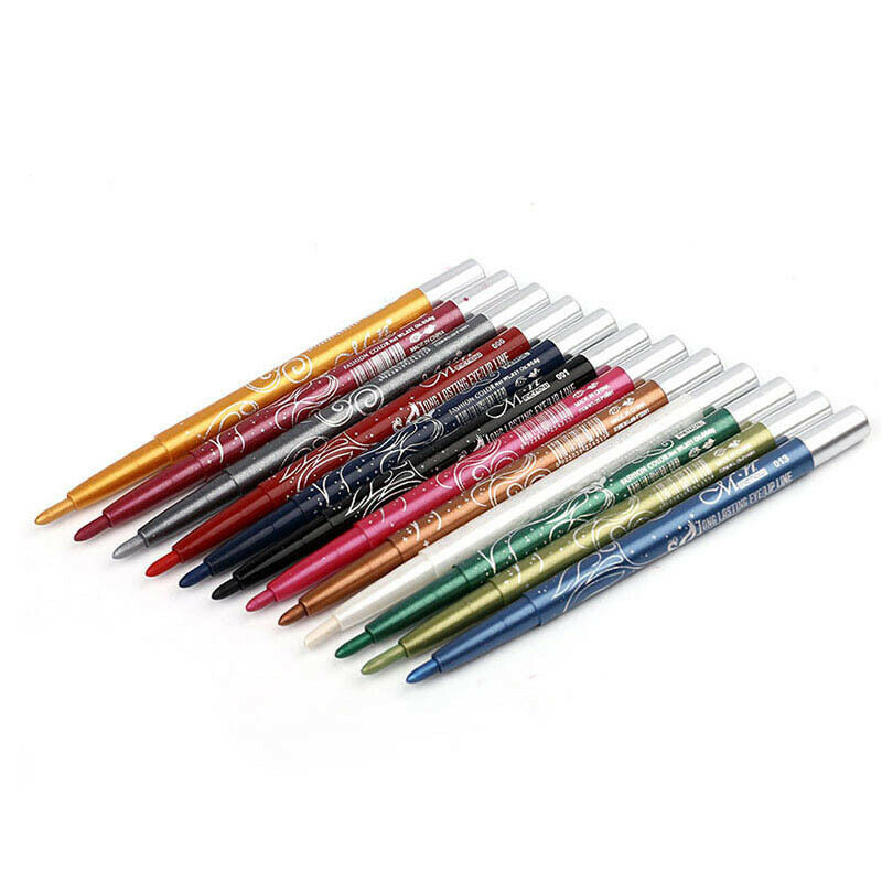 Menow Makeup Set 12Color/Kit Waterproof Eye Shadow Pencil Rotate Eyeliner L C3H8