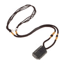 Raw Black Tourmaline Crystal Necklace
