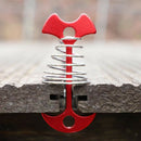 8X Durable Tent Rope Tensioners Fishbone Deck Anchor Peg Stakes  L