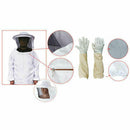 Beekeeping Suit Kit Heavy Duty Jacket Veil Gloves Bee Hive Brush Hook Tool Set