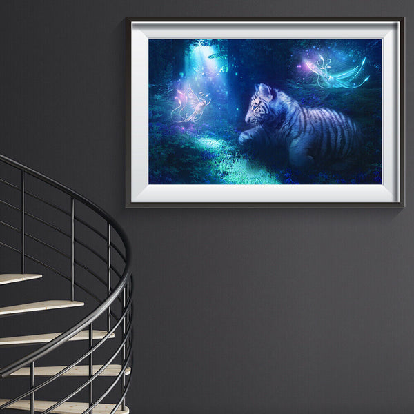 1000pcs DIY Paper Picture Puzzles Jigsaw Tiger Spirit Bird Intelligent Toys