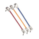 6.35mm Mono Male to Male Right Angle Guitar Pedal Cable (1pc Multicolor)
