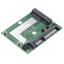 Half Height 5 cm mSATA Mini PCIe SSD to Half Height 2.5inch SATA3 Adapter Card