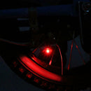 Waterproof Mini Bicycle Cycling Warning Safety Brake Light Rear LED Lamp  A