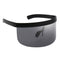 9 Pieces Unisex Retro Oversized Visor Sunglasses One Piece Lens Party Shades