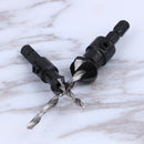 4pcs/set Carpentry Countersink Drill Bit Set Woodworking Tools #6 #10 #13 # #gib