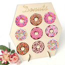 Donuts Wall Stand Dessert Cake Display Rack Wedding Birthday Party Decor