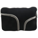 Zipper portable handbag For 13" Laptop Black   J8S9